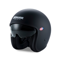 Casque Jet Blauer Pilot Noir Mat 