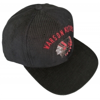 Casquette Warson Motors Indian Black and Red 