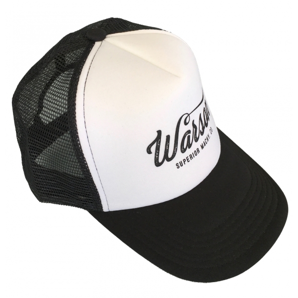 Casquette Warson Motors Trucker Old Logo Noir / Blanc