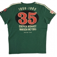 Tee-shirt Warson Motors Cooper Monaco Vert