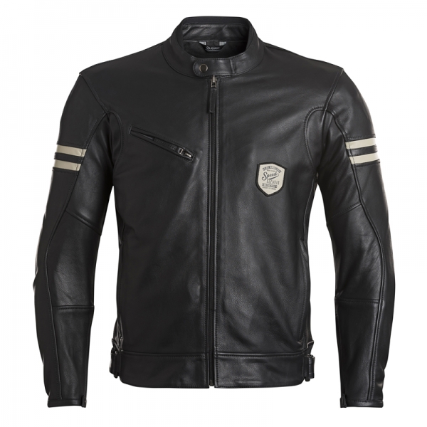 Blouson Cuir ELEVEIT Café Racer Classic Noir
