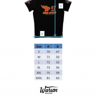 Tee-shirt Warson Motors High Speed 67 Carbone