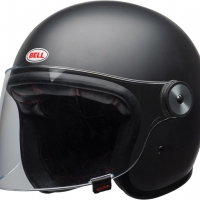 Casque Jet Bell Riot Solid Noir Mat 