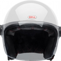 Casque Jet Bell Riot Solid Blanc