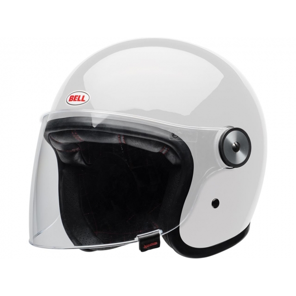 Casque Jet Bell Riot Solid Blanc