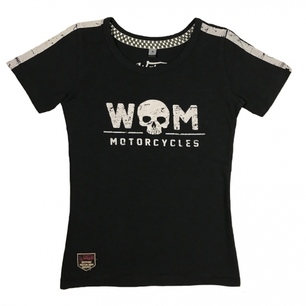 Tee-shirt Enfant Warson Motors Motorcycle Noir