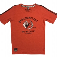 Tee-shirt Enfant Warson Motors Big Chief Orange