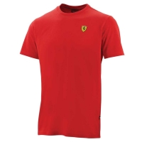 Tee shirt Ferrari Classic neck tee rouge 