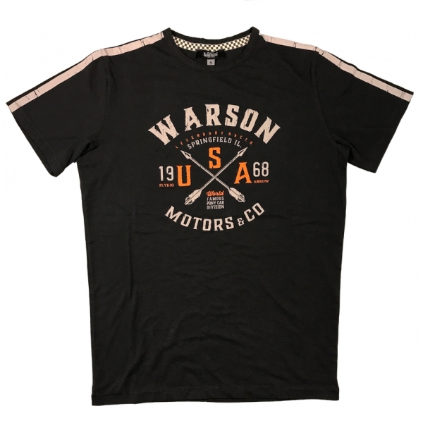 Tee-shirt Warson Motors Flying Arrow 68 Carbone