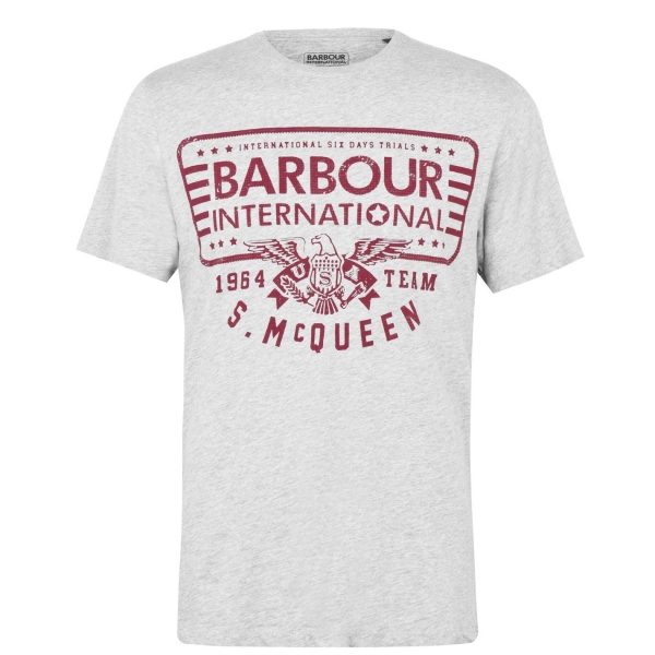 Tee-shirt Barbour Steve Mcqueen Eagle Gris