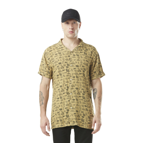 Chemise Homme Von Dutch Skull Tatoo