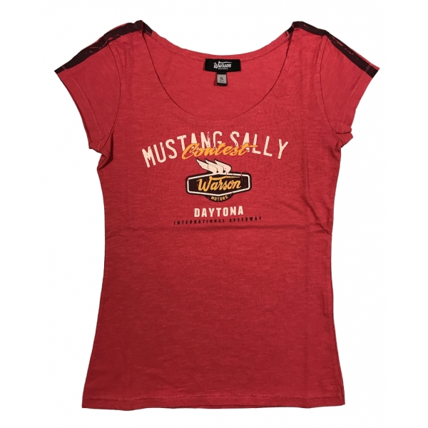Tee-shirt Warson Motors femme Mustang Sally 64