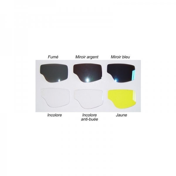 Verres Aviator Goggle Pour 4182 T2 verre incolore, fumé ou jaune