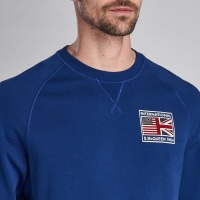 Sweet-Shirt Barbour International Team Flags Bleu