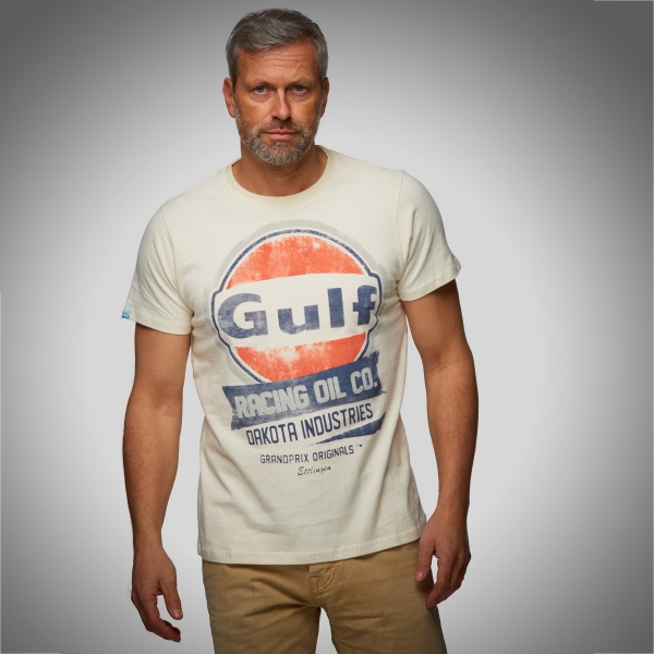 Tee-shirt Gulf Oil Racing Crème