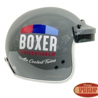 Casque Jet Boxer Flat Gris Edition Limitée 