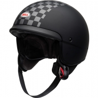 Casque Jet BELL Scout Air Check Matte Black White 