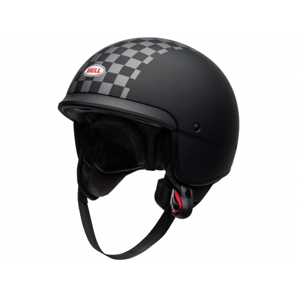 Casque Jet BELL Scout Air Check Matte Black White