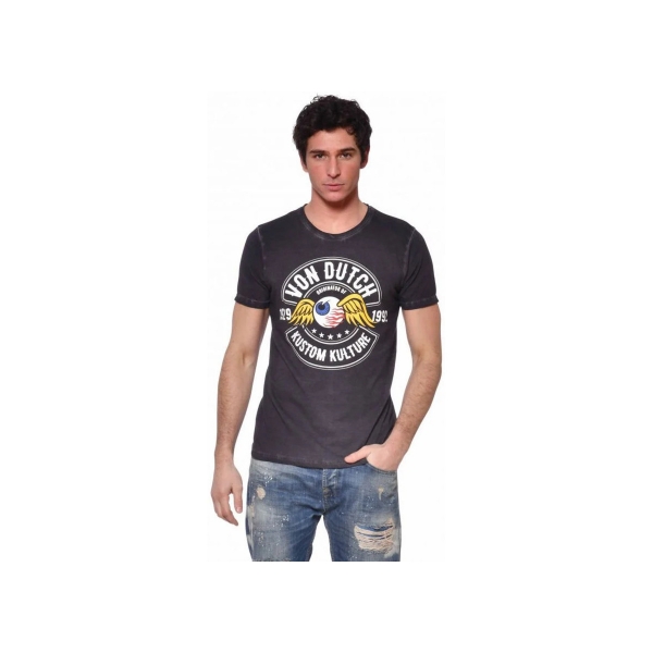 Tee-shirt Homme Von Dutch Ralf Noir