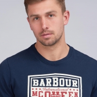 Tee-shirt Barbour Steve McQueen Torx Bleu
