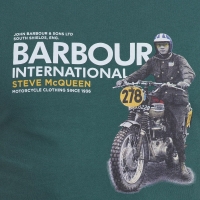 Tee-shirt Barbour Steve McQueen Side Green