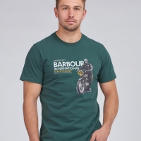 Tee-shirt Barbour Steve McQueen Side Green 