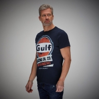 Tee-shirt Gulf Oil Racing Navy Gulfblue