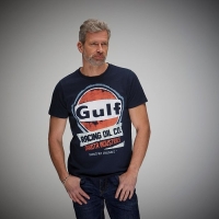 Tee-shirt Gulf Oil Racing Navy Gulfblue 