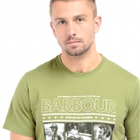 Tee-shirt Barbour Steve McQueen Reel Military Olive