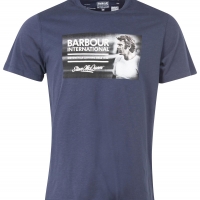 Tee-shirt Barbour Steve McQueen Legend Navy