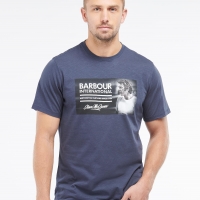 Tee-shirt Barbour Steve McQueen Legend Navy 