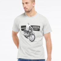 Tee-shirt Barbour Steve McQueen Chase Gris 