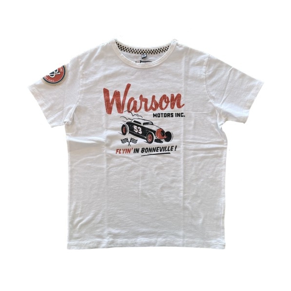 Tee-shirt Warson Motors Racer Hot Rod Bonneville