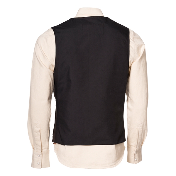 Gilet Moto Renforcée Tweed vest gris 02