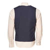 Gilet Moto Renforcée Tweed Vest Bleu 03
