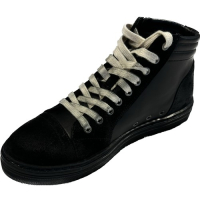Chaussures Warson Motors Rally Off White All Black Noir