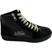 Chaussures Warson Motors Rally Off White All Black Noir 