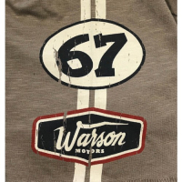 Tee-shirt Warson Motors Mustang 67 Brown