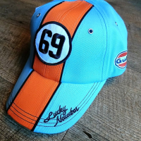 Casquette Gulf Lucky Number 69 Blue