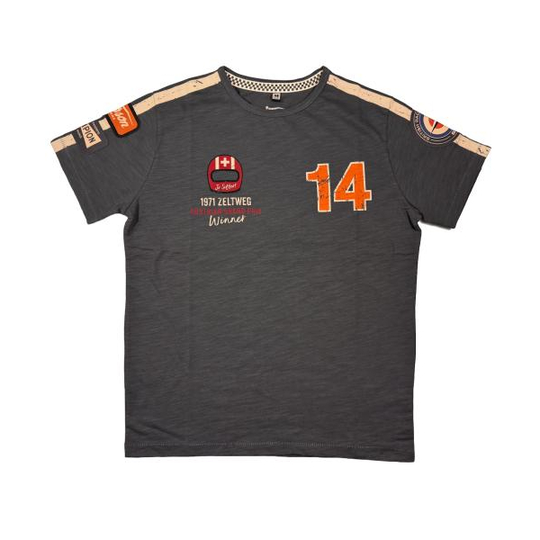 Tee-shirt Warson Motors Jo Siffert Hat Trick carbone BRM