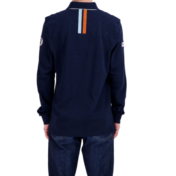 Polo Gulf Classic Nr9 Blue Manches Longues
