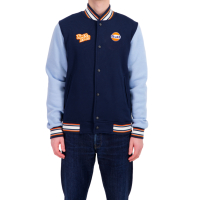 Veste Gulf Teddy Varsity Bleue Marine