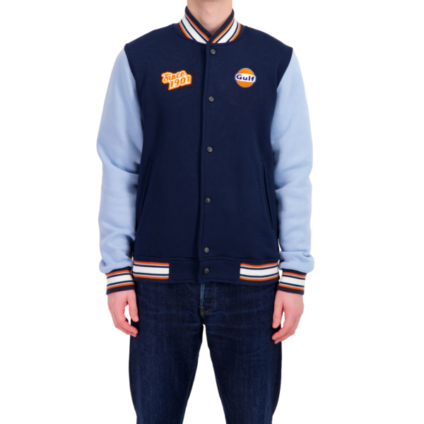 Veste Gulf Teddy Varsity Bleue Marine