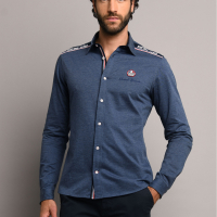 Chemise Navy DELAHAYE RACING French Driver 24h