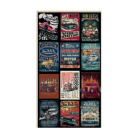 Foulard Cheche Von Dutch Poster Plaque US 90x120