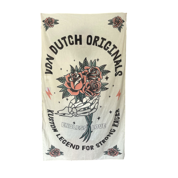 Foulard Cheche Von Dutch Rose 90x120