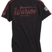 Tee-shirt Warson Motors Birdcage Laurier Noir