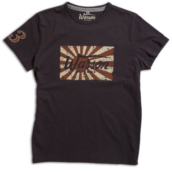 Tee-shirt Warson Motors Kamikaze Carbone
