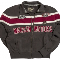 Gilet / Hoodies Warson Motors Track Carbone/rouge