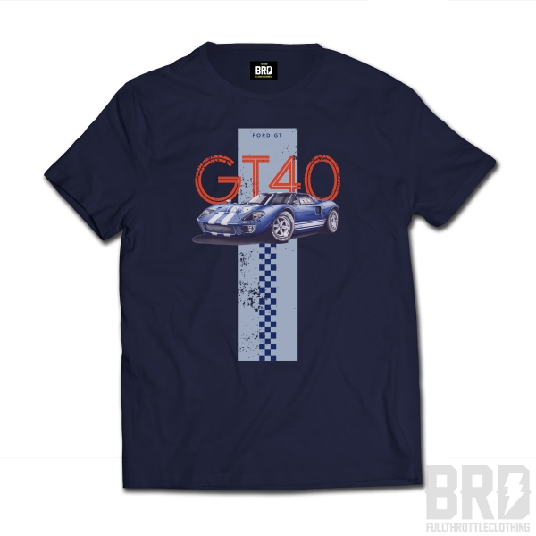 Tee-shirt GT40 Bleu Marine